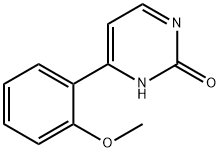 2-Hydroxy-4-(2-methoxyphenyl)pyrimidine Structure