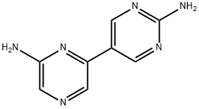 2-Amino-6-(5-pyrimidyl)pyrazine, 1159816-40-6, 结构式