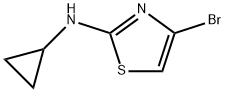 4-Bromo-2-(cyclopropylamino)thiazole Struktur