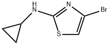 4-Bromo-2-(cyclopropylamino)thiazole Structure