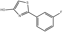 2-(3-Fluorophenyl)-4-hydroxythiazole Structure