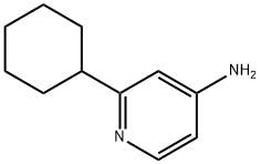 2-CYCLOHEXYLPYRIDIN-4-AMINE,1159817-15-8,结构式