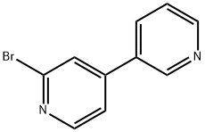 2-Bromo-4-(3-pyridyl)pyridine 化学構造式