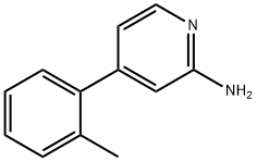 4-(2-METHYLPHENYL)PYRIDIN-2-AMINE 化学構造式