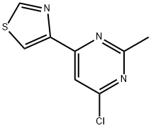 4-Chloro-2-methyl-6-(4-thiazolyl)pyrimidine|