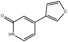 2-Hydroxy-4-(3-furyl)pyridine Structure