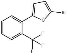 2-Bromo-5-(2-trifluoromethylphenyl)furan 结构式