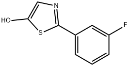 2-(3-Fluorophenyl)-5-hydroxythiazole,1159818-41-3,结构式