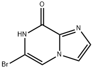 6-Bromo-8-hydroxyimidazo[1,2-a]pyrazine 结构式