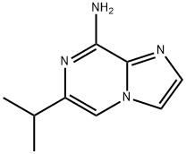 8-Amino-6-(iso-propyl)imidazo[1,2-a]pyrazine 化学構造式