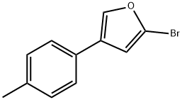 2-Bromo-4-(4-tolyl)furan Structure