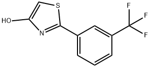 2-(3-Trifluoromethylphenyl)-4-hydroxythiazole Struktur