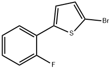 2-Bromo-5-(2-fluorophenyl)thiophene 化学構造式