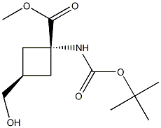 methyl cis-1-{[(tert-butoxy)carbonyl]amino}-3-(hydroxymethyl)cyclobutane-1-carboxylate