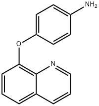 4-(喹啉-8-酰氧基)苯胺 结构式