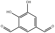 1,2-dihydroxy-3,5-diformylbenzene 化学構造式