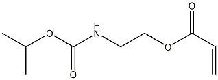 2-Propenoicacid,2-[[(1-methylethoxy)carbonyl]amino]ethylester 结构式