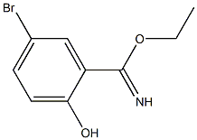 ethyl 5-bromo-2-hydroxybenzimidate Struktur