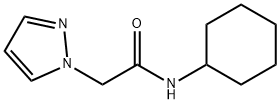 N-cyclohexyl-2-(1H-pyrazol-1-yl)acetamide|