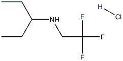 (戊烷-3-基)(2,2,2-三氟乙基)胺盐酸, 1170606-46-8, 结构式