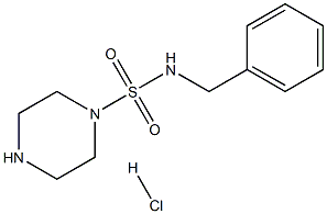 N-benzylpiperazine-1-sulfonamide hydrochloride Structure