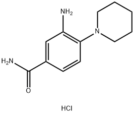 3-AMINO-4-PIPERIDIN-1-YLBENZAMIDE HYDROCHLORIDE,1171863-21-0,结构式