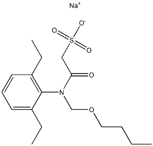 ブタクロルESAナトリウム塩 化学構造式