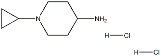 1-环丙基哌啶-4-胺二盐酸盐, 1176419-75-2, 结构式