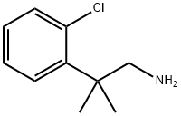 2-(2-CHLOROPHENYL)-2-METHYLPROPAN-1-AMINE Structure