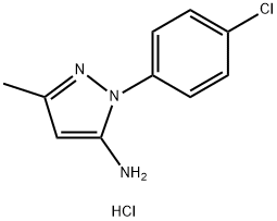 1-(4-CHLOROPHENYL)-3-METHYL-1H-PYRAZOL-5-AMINE HYDROCHLORIDE,1177349-55-1,结构式