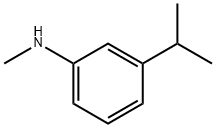 N-methyl-3-(propan-2-yl)aniline Structure