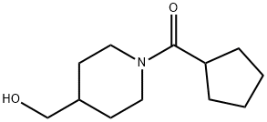 Cyclopentyl(4-(hydroxymethyl)piperidin-1-yl)methanone Structure