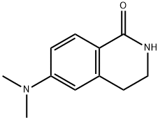 6-(dimethylamino)-3,4-dihydroisoquinolin-1(2H)-one Struktur