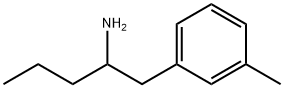 1-(3-METHYLPHENYL)PENTAN-2-AMINE Structure