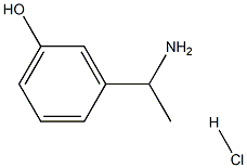 3-(1-氨基乙基)苯酚盐酸盐,1181458-80-9,结构式