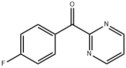 2-(4-fluorobenzoyl)pyrimidine 化学構造式