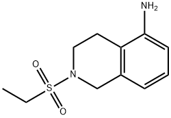 2-(ethanesulfonyl)-1,2,3,4-tetrahydroisoquinolin-5-amine,1182836-84-5,结构式