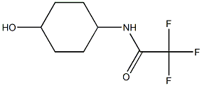 2,2,2-trifluoro-N-(4-hydroxycyclohexyl)acetamide Structure