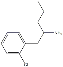 1-(2-CHLOROPHENYL)PENTAN-2-AMINE Struktur