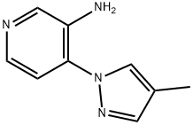 1184589-66-9 4-(4-甲基-1H-吡唑-1-基)吡啶-3-胺