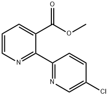 3-Methoxycarbonyl-5'-chloro-2,2'-bipyridine Structure