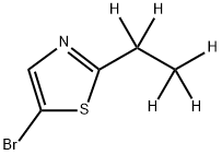 5-Bromo-2-(ethyl-d5)-thiazole Struktur
