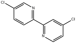 4,5'-dichloro-2,2'-bipyridine 化学構造式