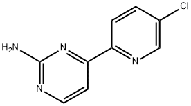 5-Chloro-2-(2'-amino-4'-pyrimidyl)pyridine 结构式