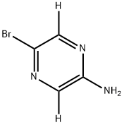 5-Amino-2-bromopyrazine-d2 Struktur
