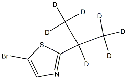 5-Bromo-2-(iso-propyl-d7)-thiazole Struktur
