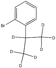2-(iso-Propyl-d7)bromobenzene Structure
