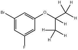 3-Fluoro-5-(iso-propoxy-d7)-bromobenzene Structure