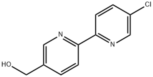 5-Hydroxymethyl-5'-chloro-2,2'-bipyridine,1185313-83-0,结构式