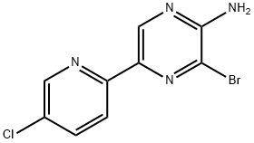 5-Amino-6-bromo-2-(5'-chloro-2'-pyridyl)pyrazine Structure